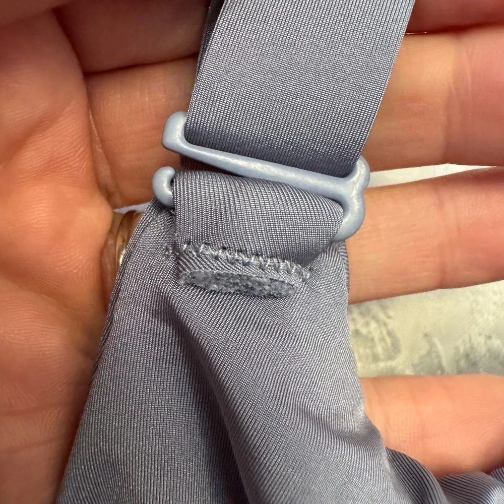 Skims‎ bra 44DD Fits Everyone T shirt bra underwire stretch blue gray 158973